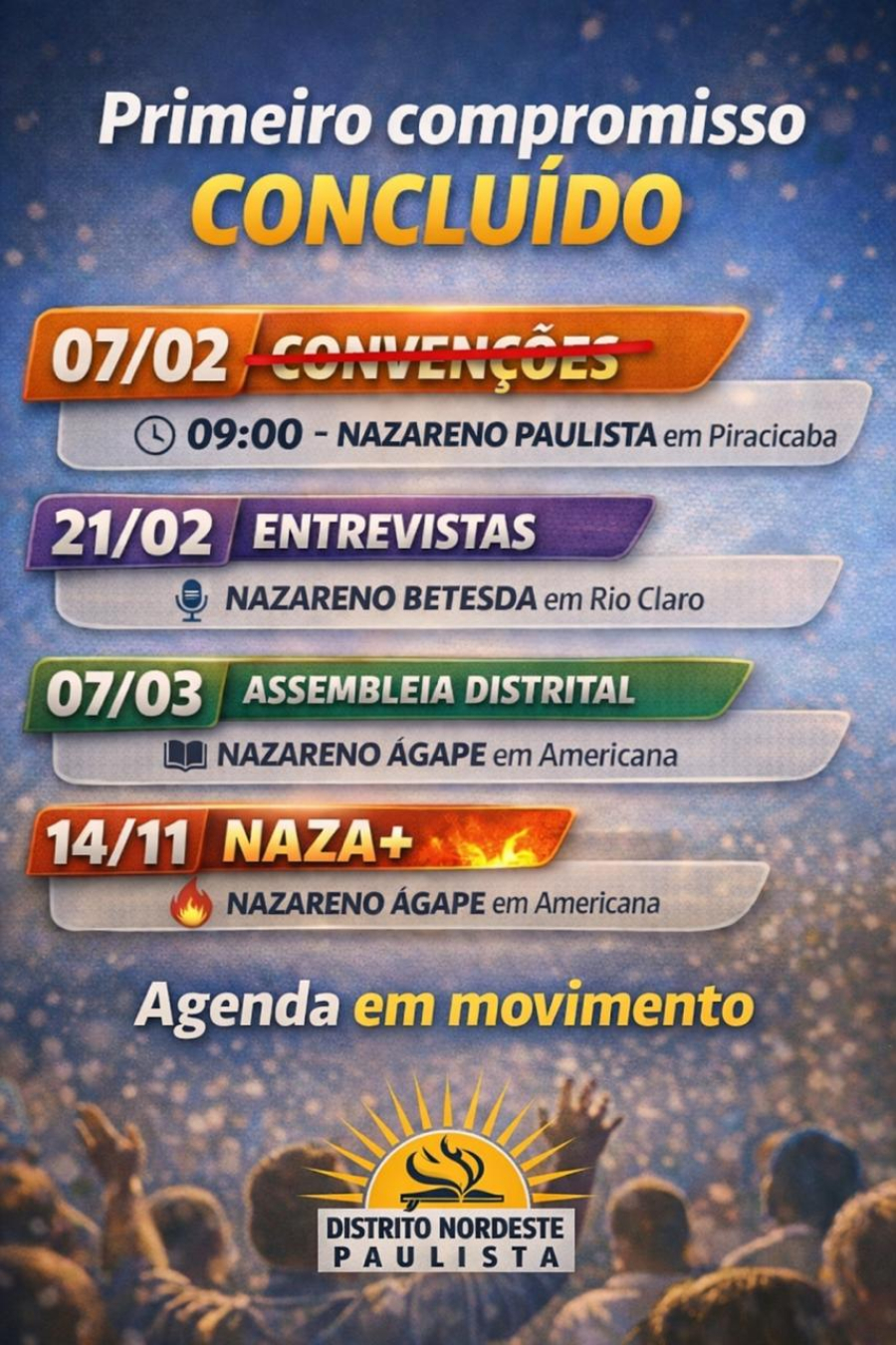 AGENDA ATUALIZADA